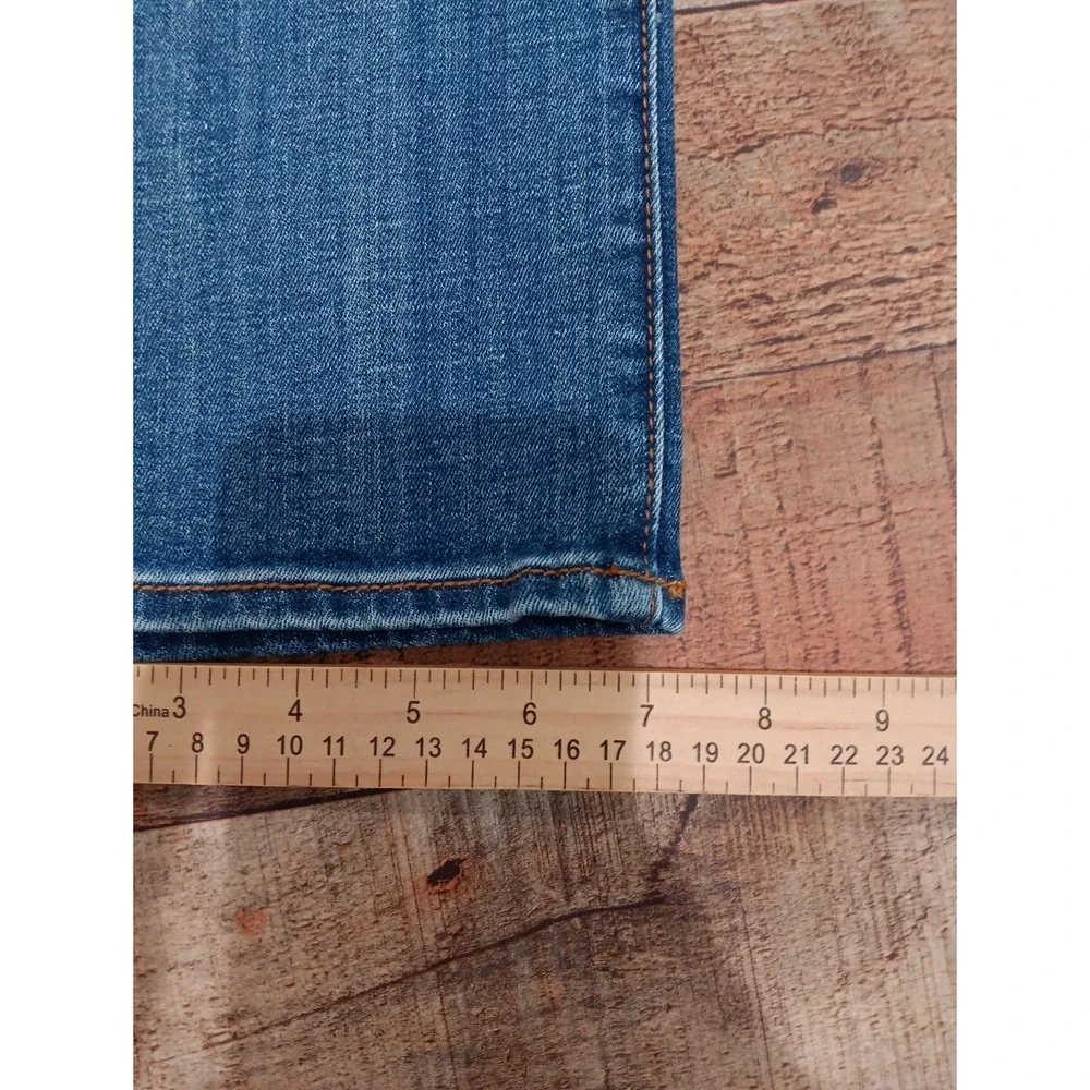 Driftwood Audrey Womens 31/29 Straight Leg Medium Blue Denim Classic  Jeans 2625